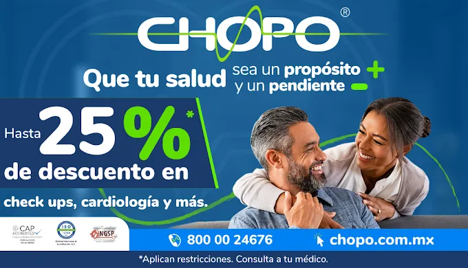 Chopo López portillo Precios y Estudios