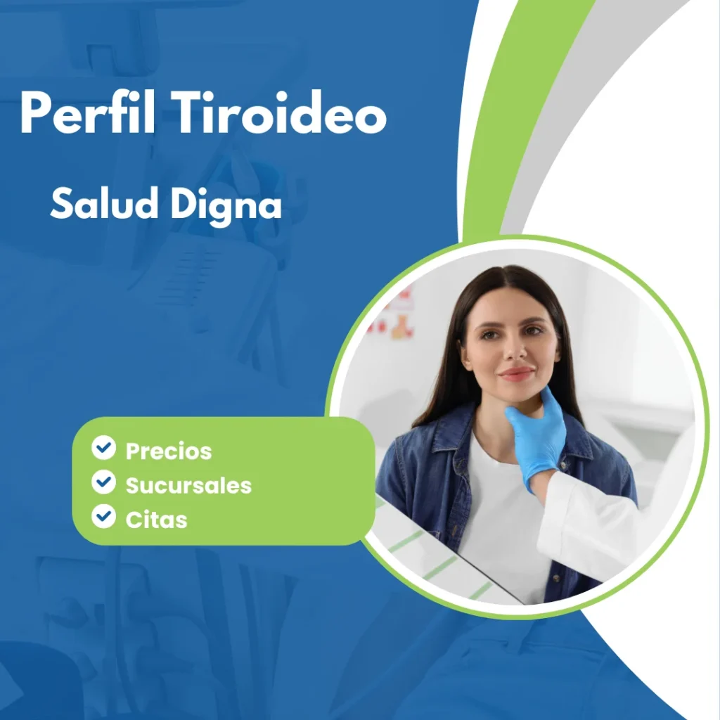 precio de perfil tiroideo en salud digna