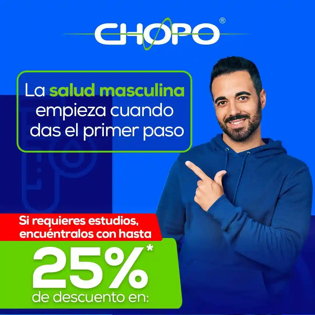 Costo chopo Check up masculino completo Q45